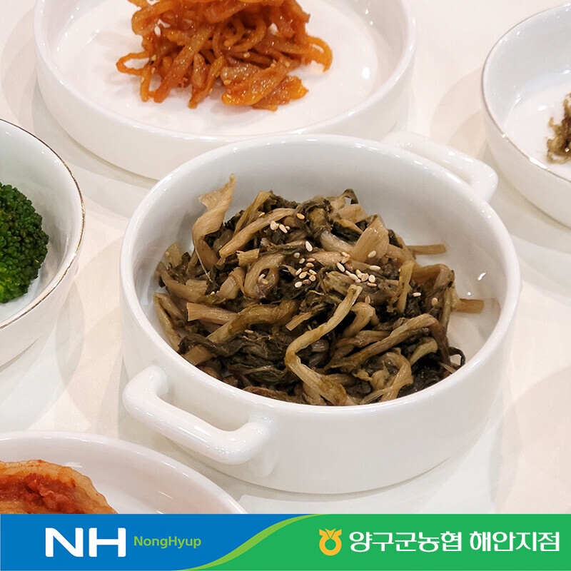 강원더몰,[라이브 특가]양구 삶은 시래기 무청 나물 300g 10팩